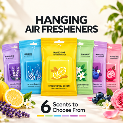 FRESH SCENT Hanging Air Fresheners – 6 Scents Available
