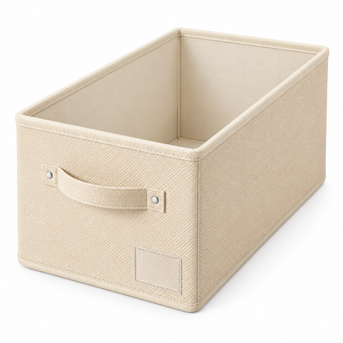 Foldable Fabric Storage Bin with Handle