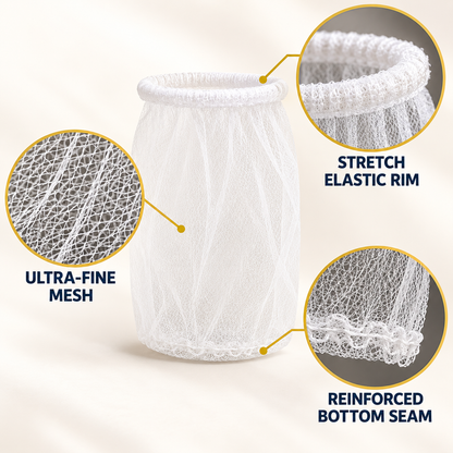 Disposable Sink Strainer Mesh Bags – Anti-Clog Food Waste Filters