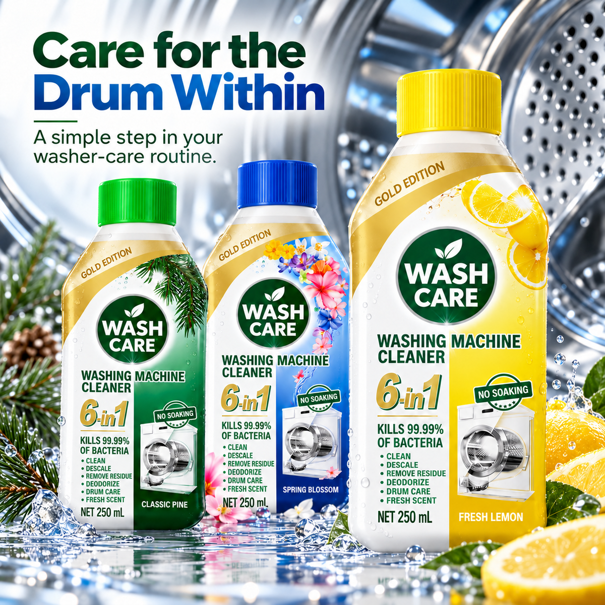 Washing Machine Cleaner – 250 mL