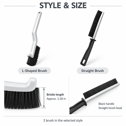 2-Piece Crevice Cleaning Brush Set
