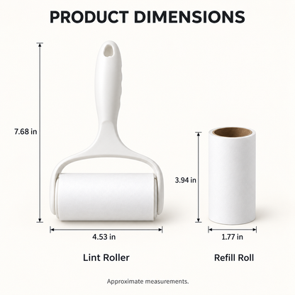 Refillable Lint Roller for Clothes and Furniture