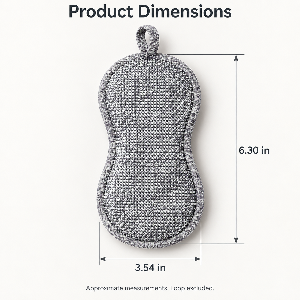 Dual-Sided Kitchen Cleaning Sponge