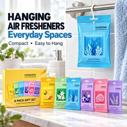 FRESH SCENT Hanging Air Fresheners – 6 Scents Available