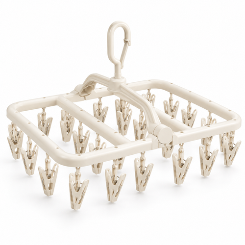 Folding Laundry Clip Hanger