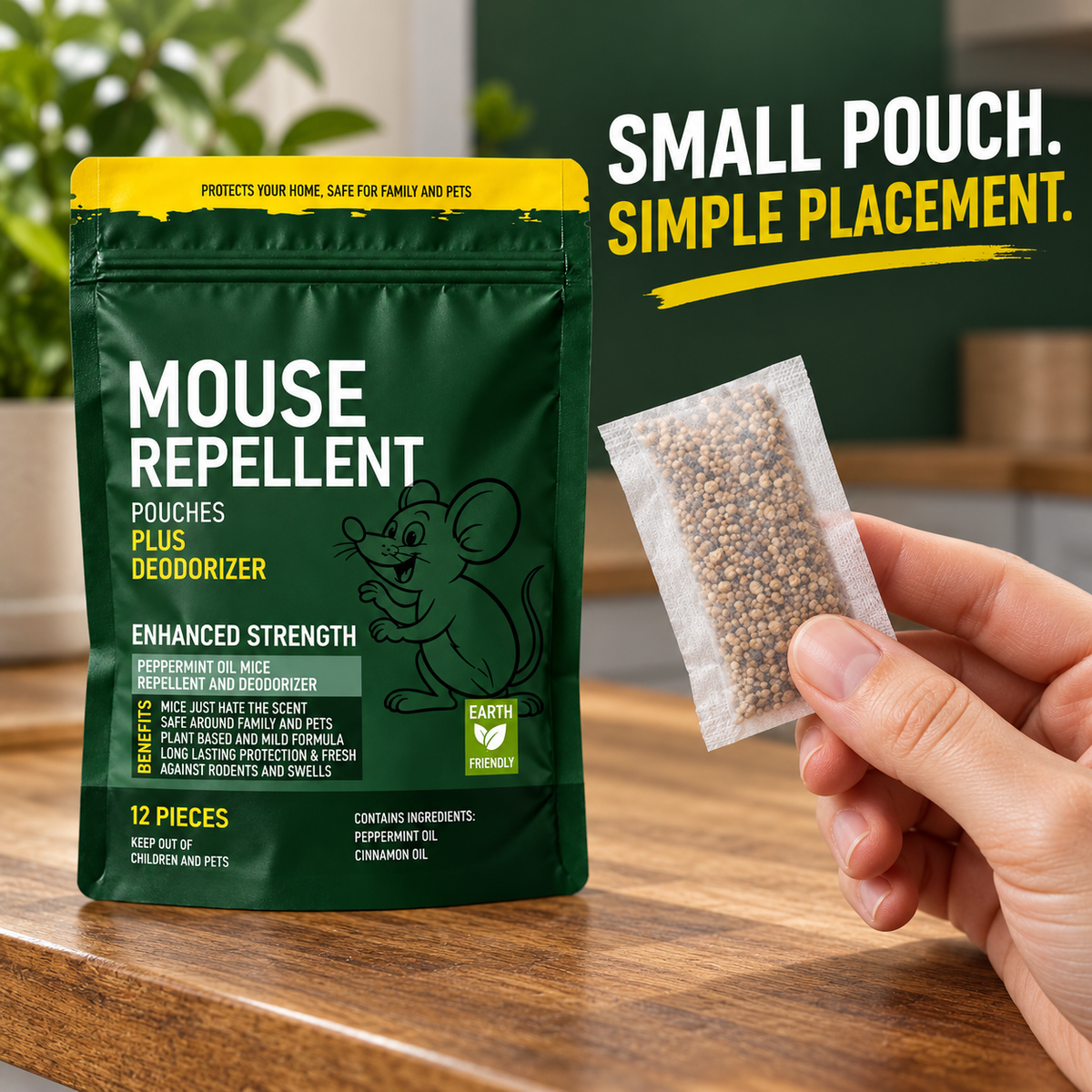 Mouse Repellent Pouches – 12 Count