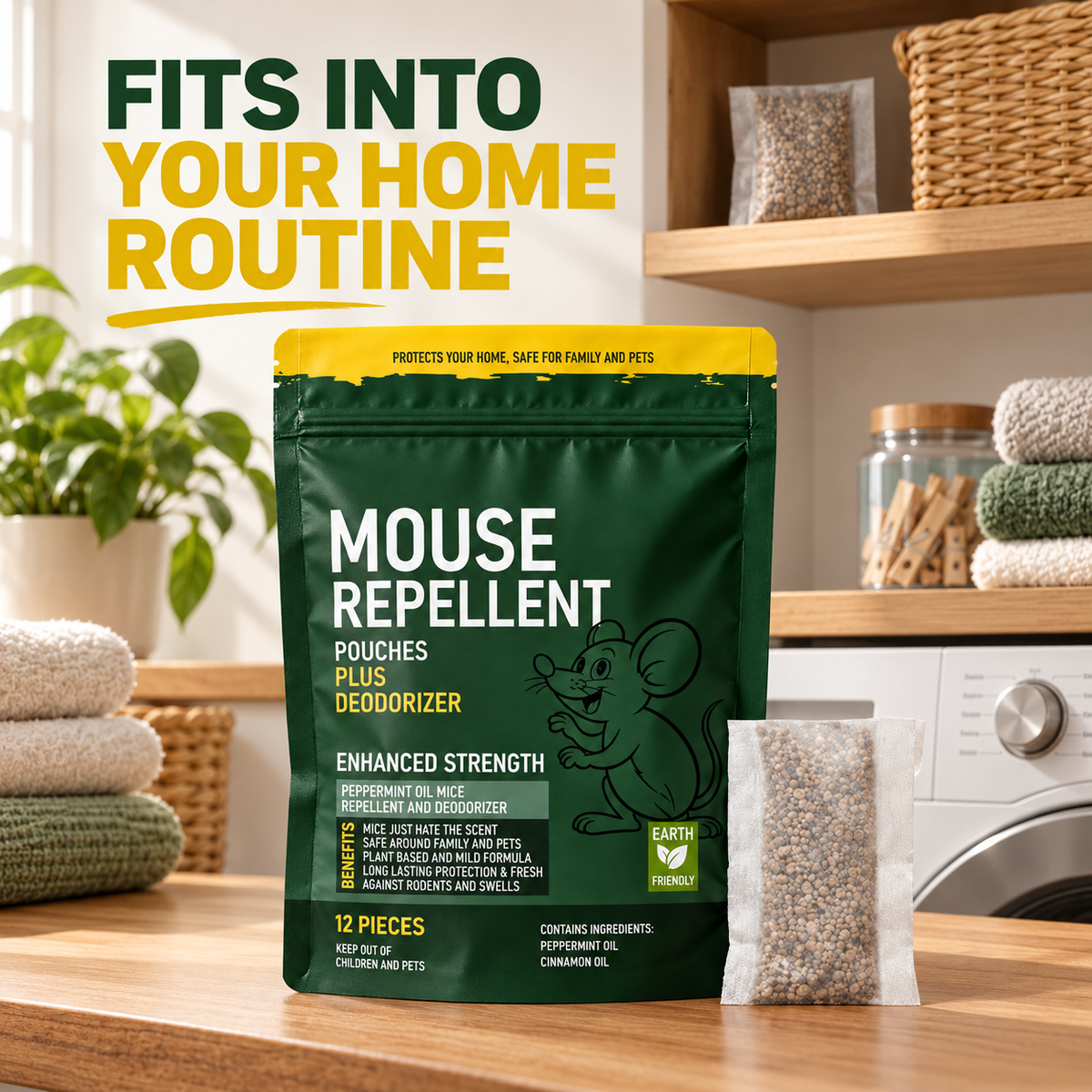Mouse Repellent Pouches – 12 Count
