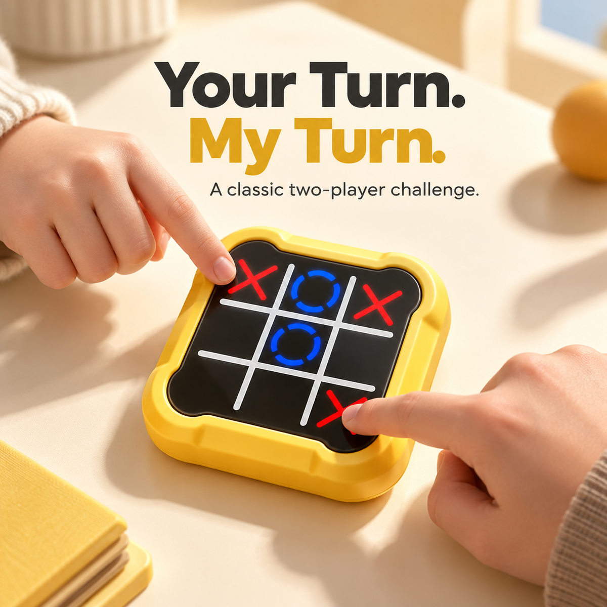 4-in-1 Electronic Tic-Tac-Toe Game