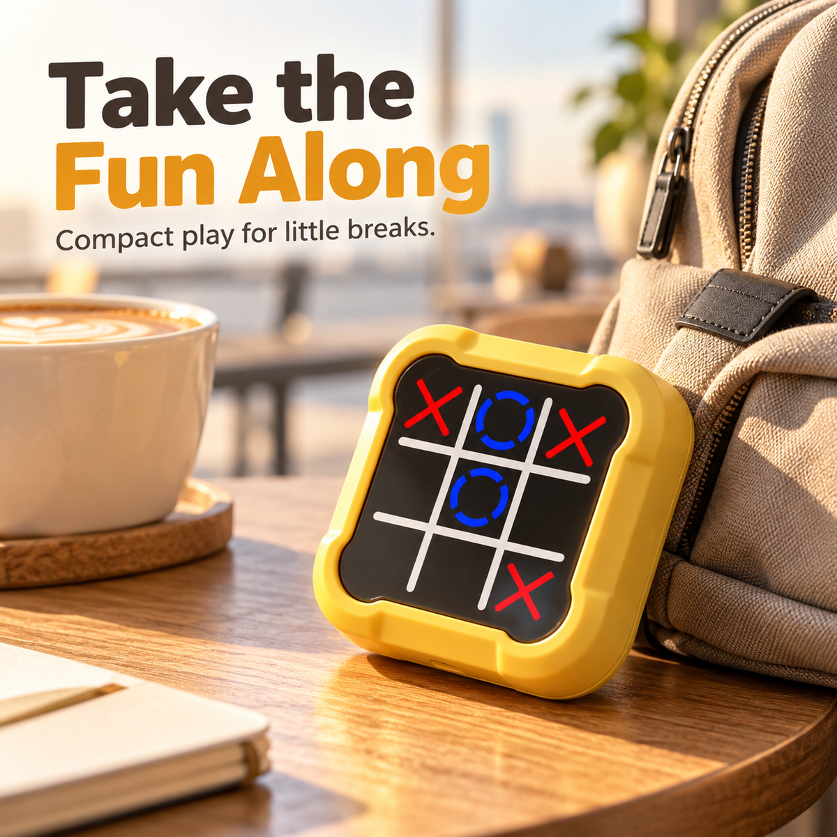 4-in-1 Electronic Tic-Tac-Toe Game