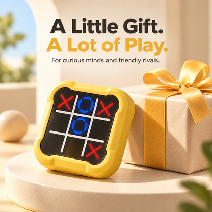 4-in-1 Electronic Tic-Tac-Toe Game