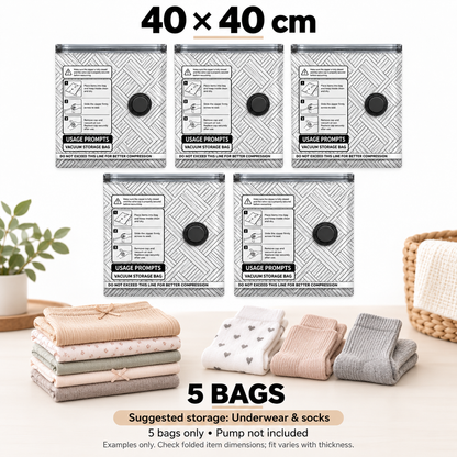 Travel Vacuum Storage Bags with Rechargeable Pump