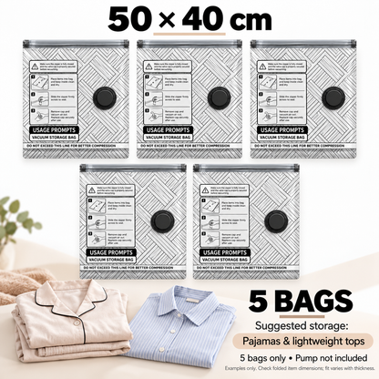 Travel Vacuum Storage Bags with Rechargeable Pump
