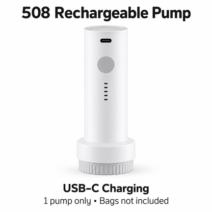 Travel Vacuum Storage Bags with Rechargeable Pump
